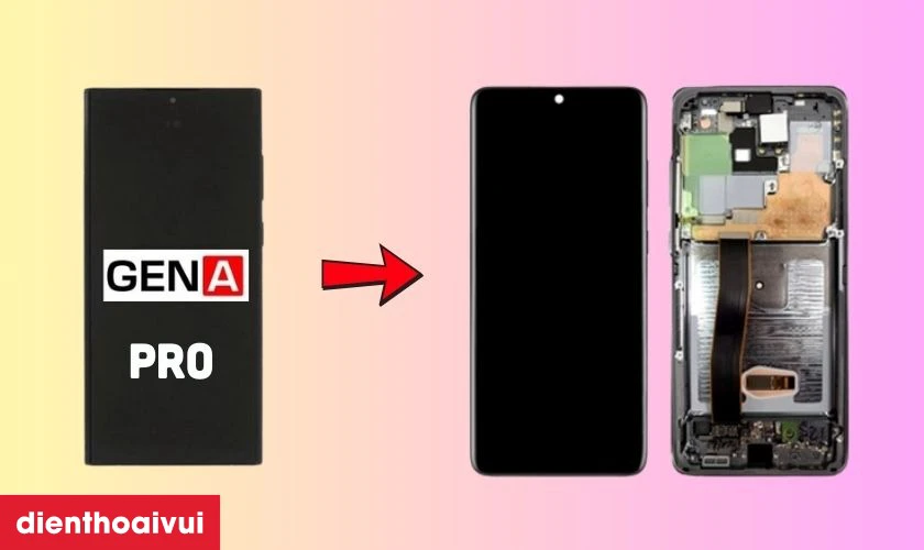 M&agrave;n h&igrave;nh GENA loại Pro cao cấp đảm bảo hiệu suất tốt nhất