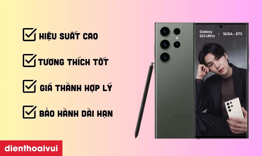 M&agrave;n h&igrave;nh GENA loại Pro l&agrave; lựa chọn tốt nhất cho Samsung S23