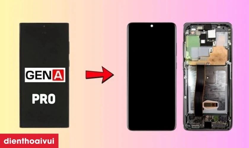 M&agrave;n h&igrave;nh Samsung Galaxy S23 Ultra rời ch&iacute;nh h&atilde;ng GENA loại Pro l&agrave; g&igrave;?