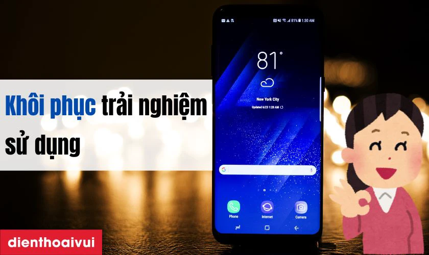 Có nên thay màn hình Samsung Galaxy S8 rời loại Pro không?