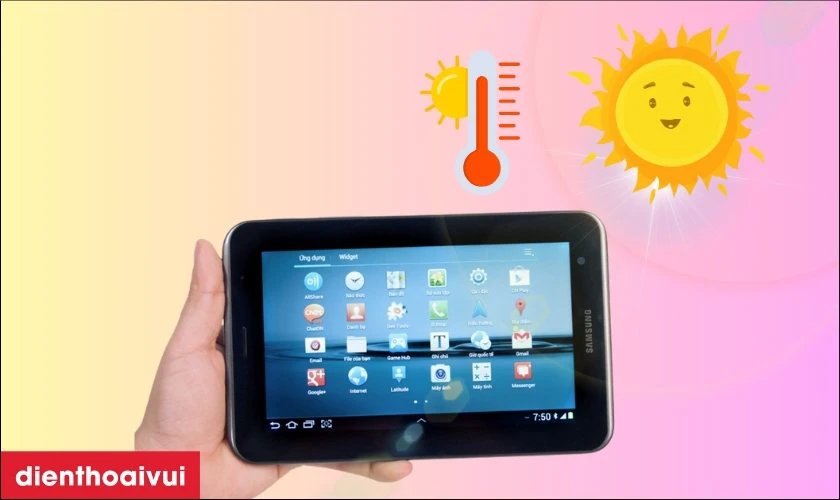 Nguy&ecirc;n nh&acirc;n hư hỏng m&agrave;n h&igrave;nh Samsung Galaxy Tab 2 7.0
