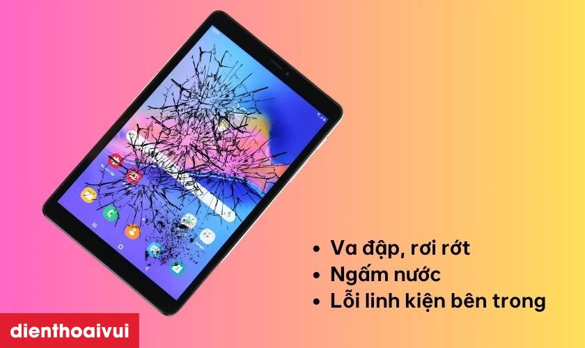 Nguy&ecirc;n nh&acirc;n hư hỏng m&agrave;n h&igrave;nh Samsung Galaxy Tab A Plus 8.0 2019