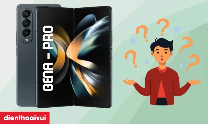 Dịch vụ thay m&agrave;n h&igrave;nh Samsung Galaxy Z Fold 4 rời mặt trong ch&iacute;nh h&atilde;ng GENA loại Pro