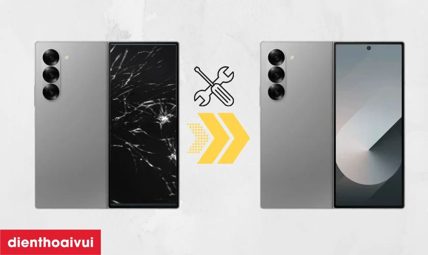 Màn hình chính hãng GENA loại Pro thay cho Samsung Galaxy Z Fold 6 có tốt không?