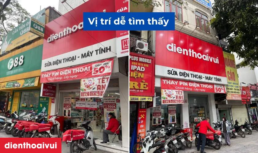 Cửa h&agrave;ng thay m&agrave;n h&igrave;nh Samsung M04 ở đ&acirc;u uy t&iacute;n