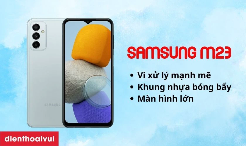 Giới thiệu m&agrave;n h&igrave;nh Samsung M23