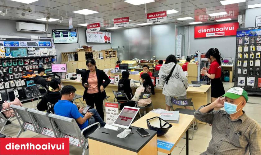 Dịch vụ thay màn hình Samsung M34 chính hãng, lấy liền tại Điện Thoại Vui