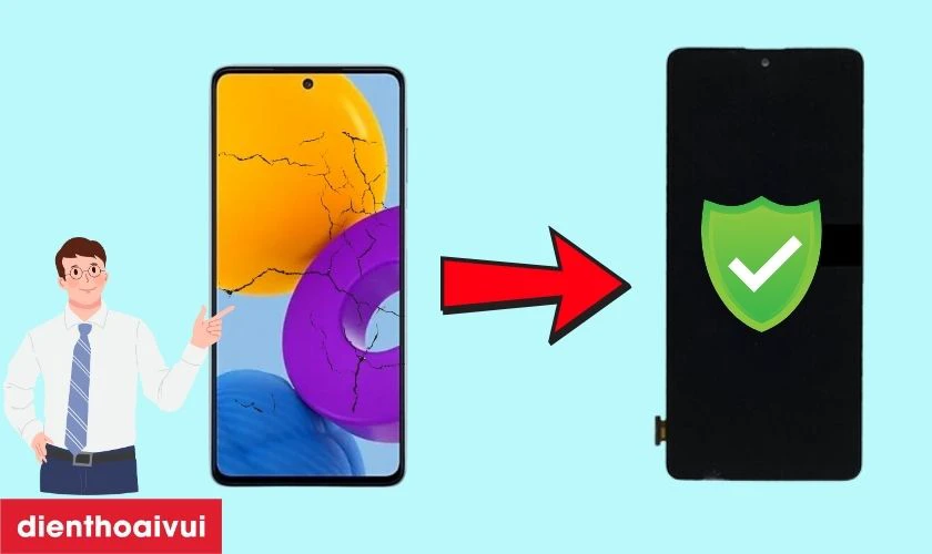C&oacute; n&ecirc;n thay m&agrave;n h&igrave;nh Samsung M52 kh&ocirc;ng?