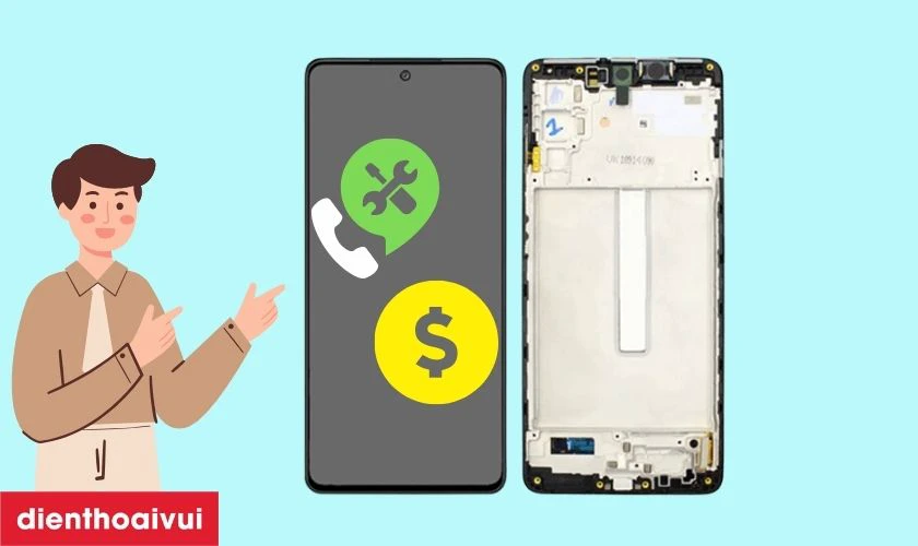 Lưu &yacute; khi thay m&agrave;n h&igrave;nh Samsung M52