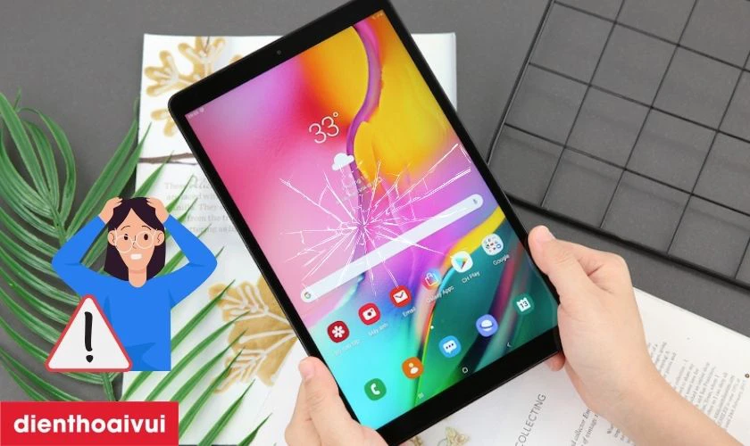 Nguy&ecirc;n nh&acirc;n hư hỏng m&agrave;n h&igrave;nh Samsung Galaxy Tab A 10.1 2019