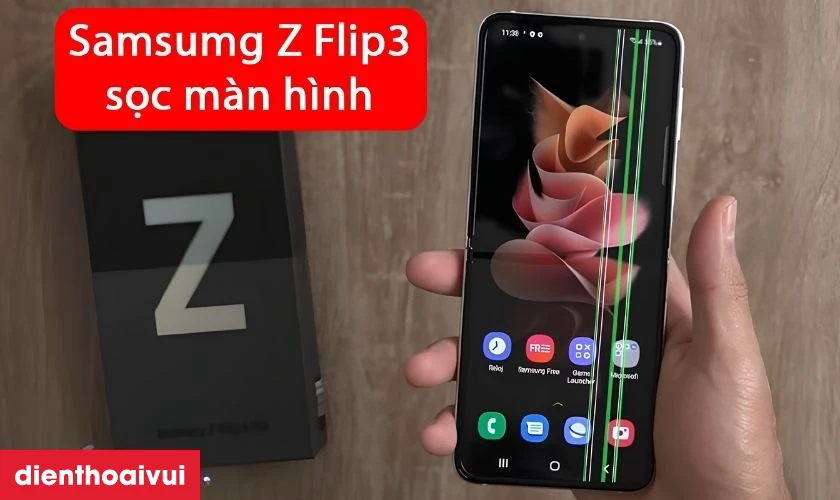 Thay m&agrave;n samsung Z Flip 3