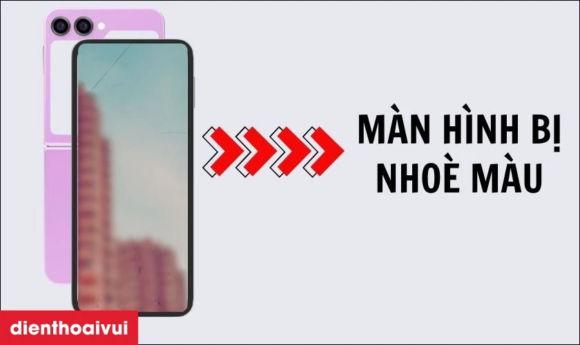 M&agrave;n h&igrave;nh bị nho&egrave; m&agrave;u