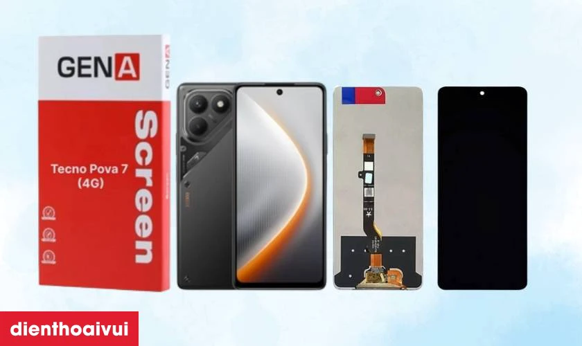 M&agrave;n h&igrave;nh m&agrave;n h&igrave;nh Tecno Pova 7 (4G) ch&iacute;nh h&atilde;ng GENA loại Pro l&agrave; g&igrave;?