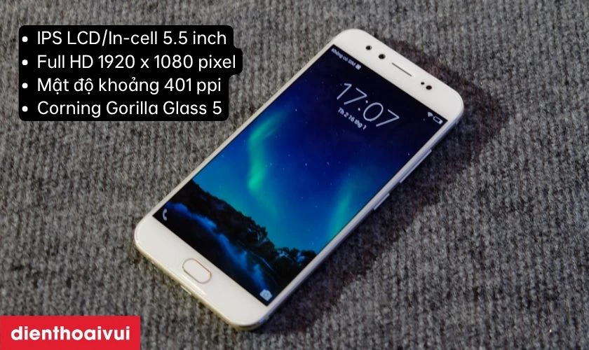 Đ&aacute;nh gi&aacute; m&agrave;n h&igrave;nh Vivo 5 Plus