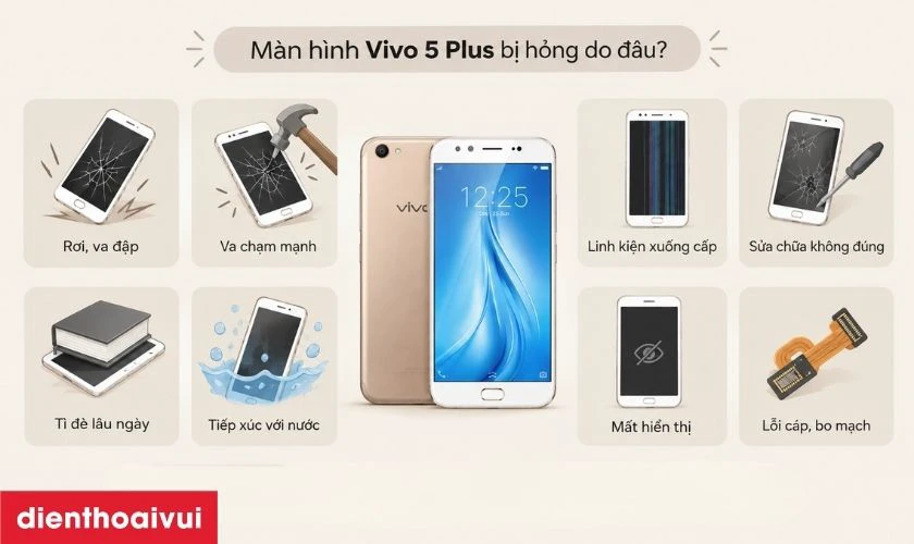 M&agrave;n h&igrave;nh điện thoại bị hỏng do đ&acirc;u?