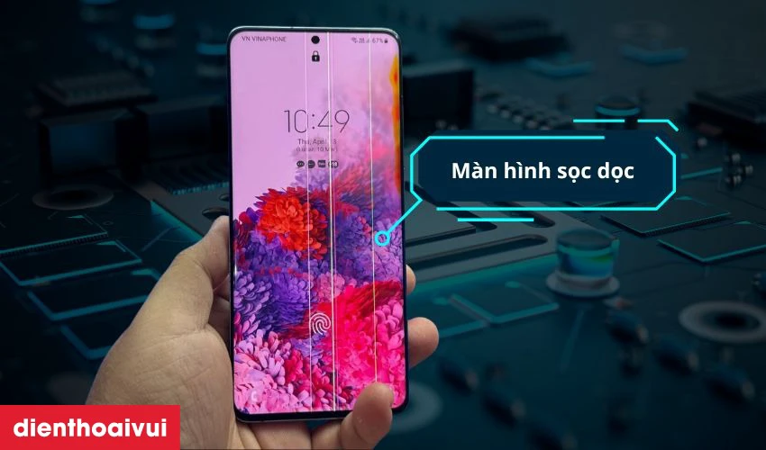 Sọc nhiễu, đốm m&agrave;u l&agrave; dấu hiệu cho thấy m&agrave;n h&igrave;nh hư hỏng cần thay mới