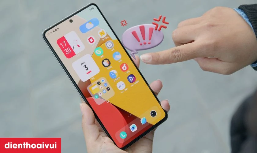 Cảm ứng bị liệt, nhảy loạn l&agrave; dấu hiệu cần thay m&agrave;n h&igrave;nh Vivo iQOO 9 Pro mới