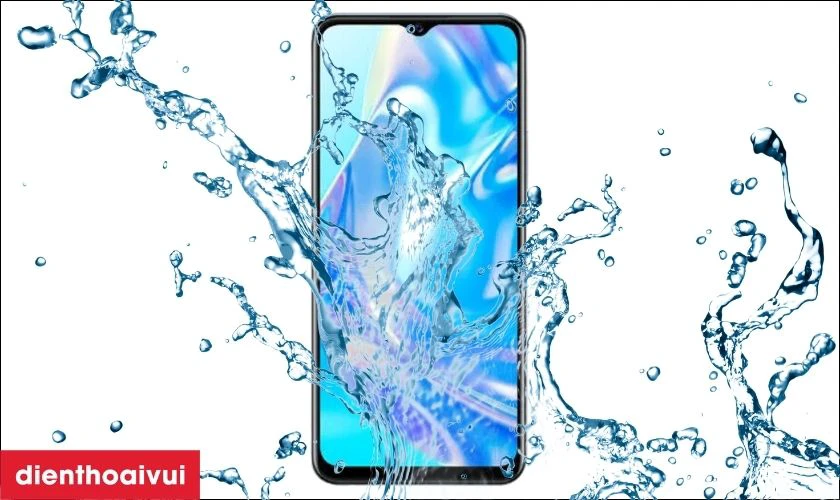 M&agrave;n h&igrave;nh bị ngấm nước sẽ hư hỏng