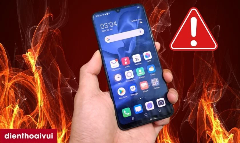 M&agrave;n h&igrave;nh sử dụng qu&aacute; l&acirc;u, nhiệt độ cao cũng cần thay mới