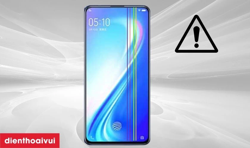 Xuất hiện c&aacute;c vết sọc tr&ecirc;n m&agrave;n h&igrave;nh Vivo S11