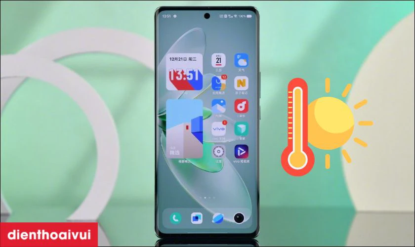 Nhiệt độ cao hoặc lỗi phần mềm