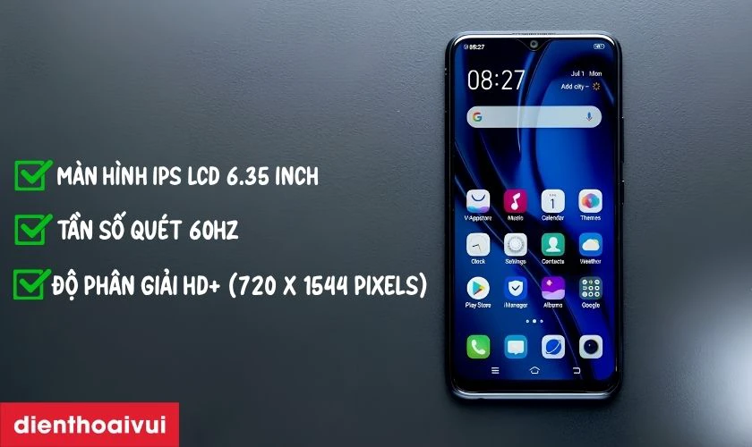 Giới thiệu m&agrave;n h&igrave;nh Vivo U10