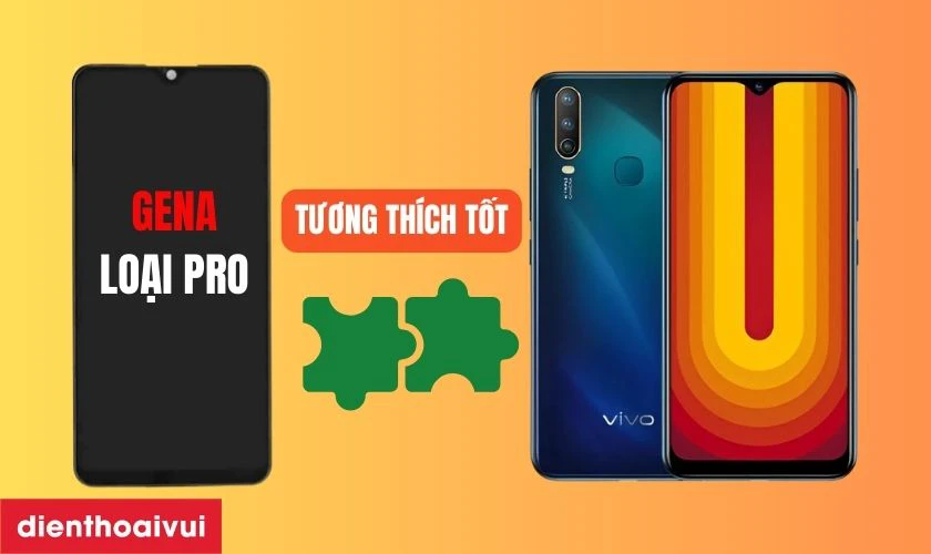 Giới thiệu màn hình chính hãng GENA loại Pro thay cho Vivo U3X