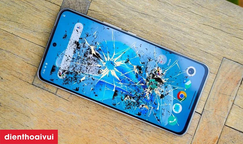 M&agrave;n h&igrave;nh Vivo V29E bị va đập mạnh