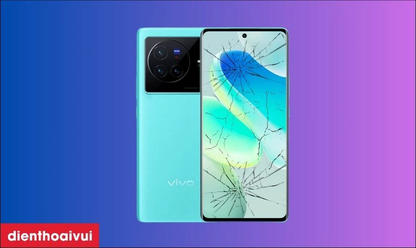 Do bị va đập mạnh l&agrave;m vỡ màn hình