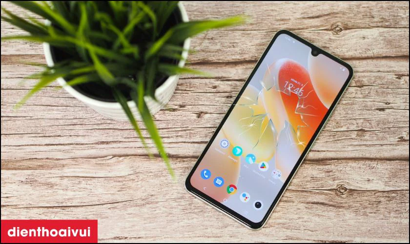 M&agrave;n h&igrave;nh Vivo X80 Lite bị rơi hoặc va đập cần thay