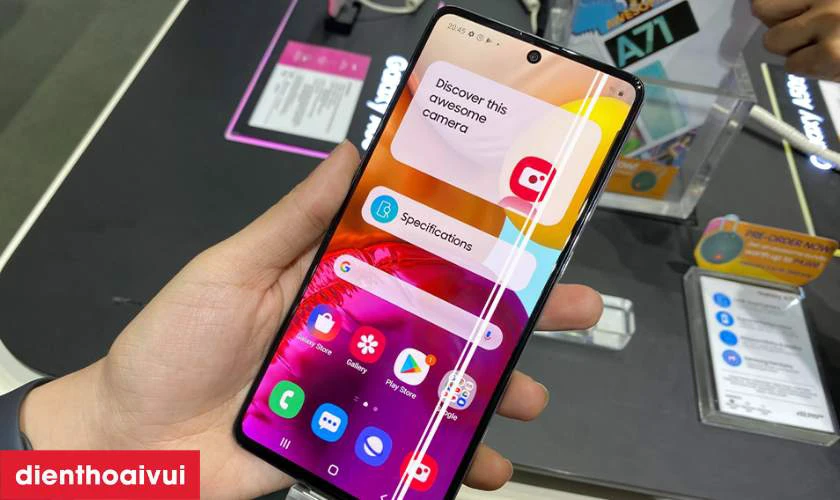 M&agrave;n h&igrave;nh Vivo X80 Pro Plus c&oacute; sọc ngang, dọc