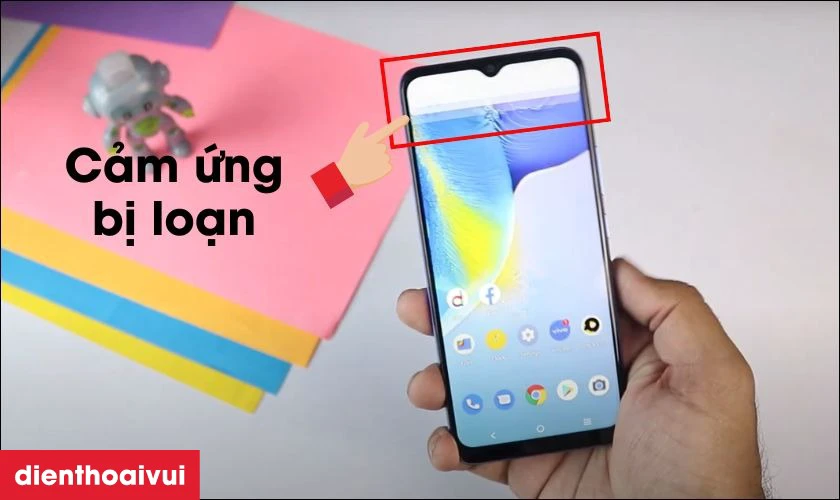 M&agrave;n h&igrave;nh cảm ứng bị lỗi cần thay mới để khắc phục triệt để