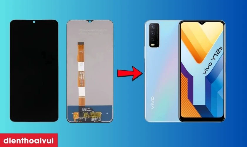 Giới thiệu m&agrave;n h&igrave;nh GENA loại Pro thay cho Vivo Y12S