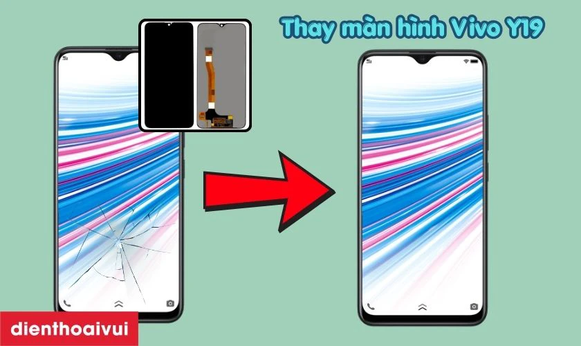 Thay m&agrave;n h&igrave;nh Vivo Y19 l&agrave; g&igrave;?