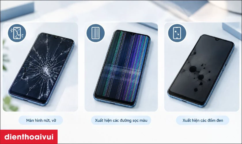 Khi n&agrave;o cần thay m&agrave;n h&igrave;nh Vivo Y19?