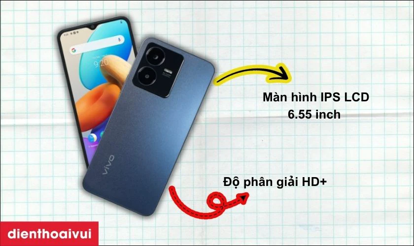 Giới thiệu màn hình điện thoại Vivo Y22S