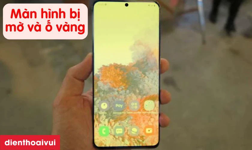 M&agrave;n h&igrave;nh Vivo bị ố v&agrave;ng, &aacute;m v&agrave;ng