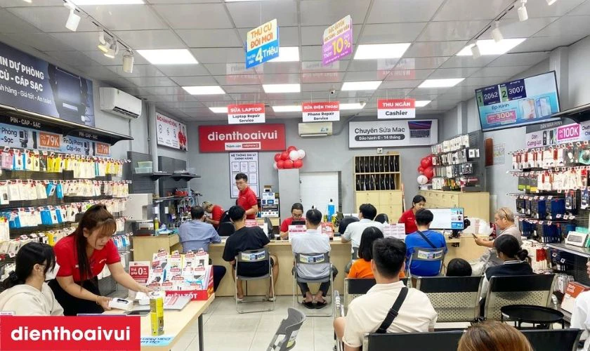 Dịch vụ thay m&agrave;n h&igrave;nh Vivo Y51 2020 h&atilde;ng Safety lấy liền tại Điện Thoại Vui