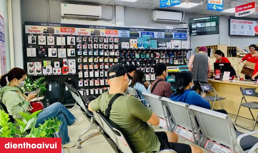 Quy tr&igrave;nh thay m&agrave;n h&igrave;nh Vivo Y5s chuy&ecirc;n nghiệp lấy liền tại Điện Thoại Vui