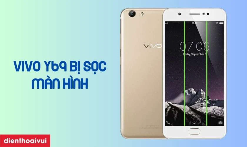 Lỗi sọc m&agrave;n h&igrave;nh điện thoại