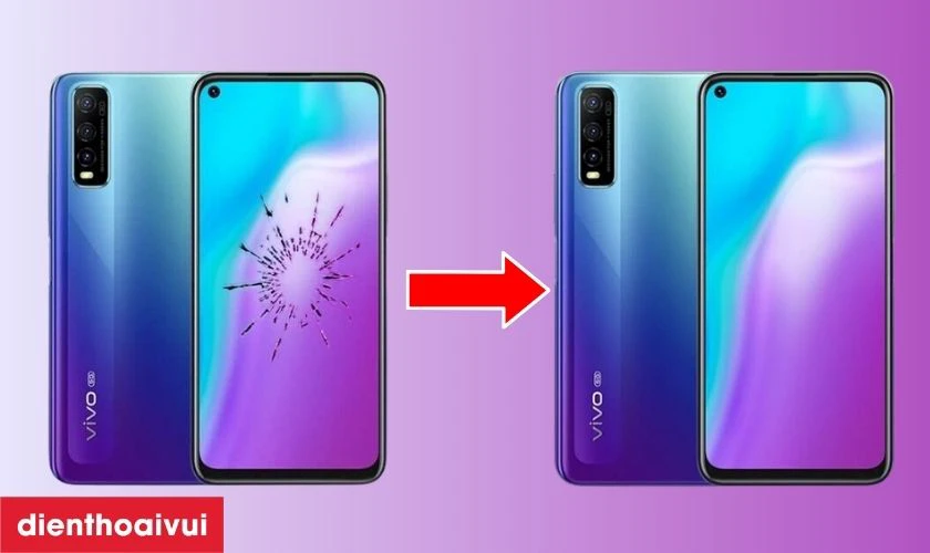 Cửa h&agrave;ng thay m&agrave;n h&igrave;nh Vivo Y70s ở đ&acirc;u uy t&iacute;n, lấy liền lại TPHCM v&agrave; H&agrave; Nội