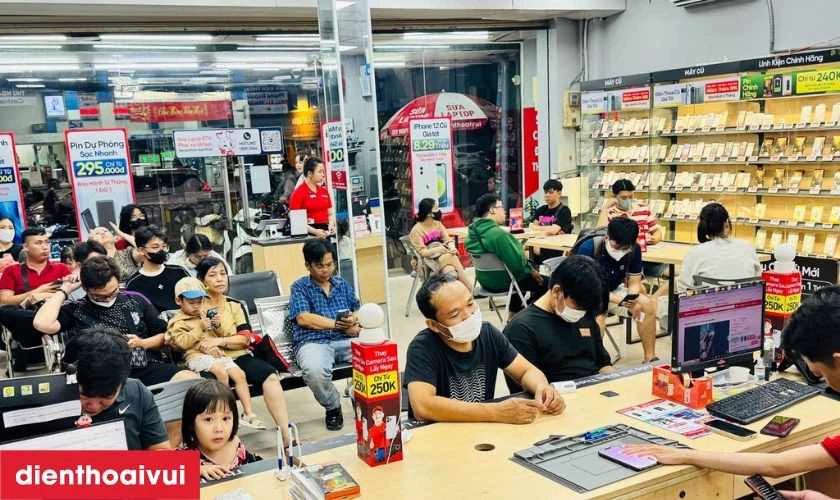 Quy tr&igrave;nh thay m&agrave;n h&igrave;nh Xiaomi 11T Pro tại Điện Thoại Vui