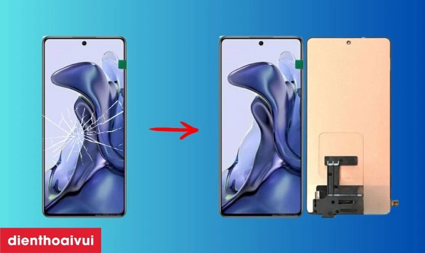 Dấu hiệu cần thay m&agrave;n h&igrave;nh Xiaomi 11X Pro