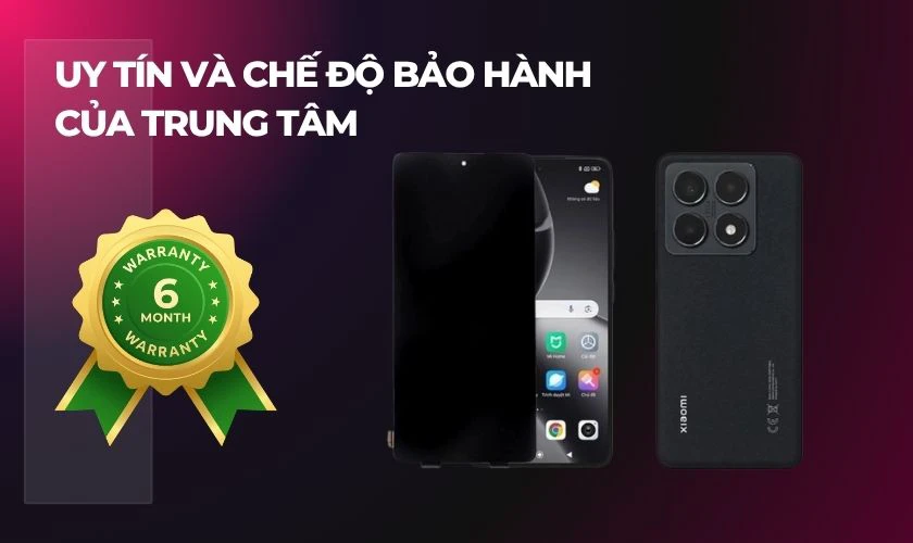 Uy tín và chế độ bảo hành của trung tâm sửa chữa