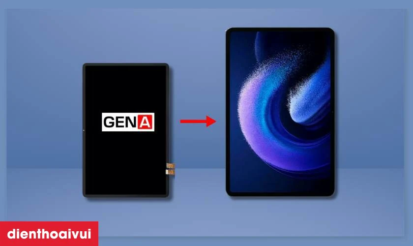 M&agrave;n h&igrave;nh GENA loại Pro thay cho Xiaomi Pad 6 c&oacute; tốt kh&ocirc;ng?