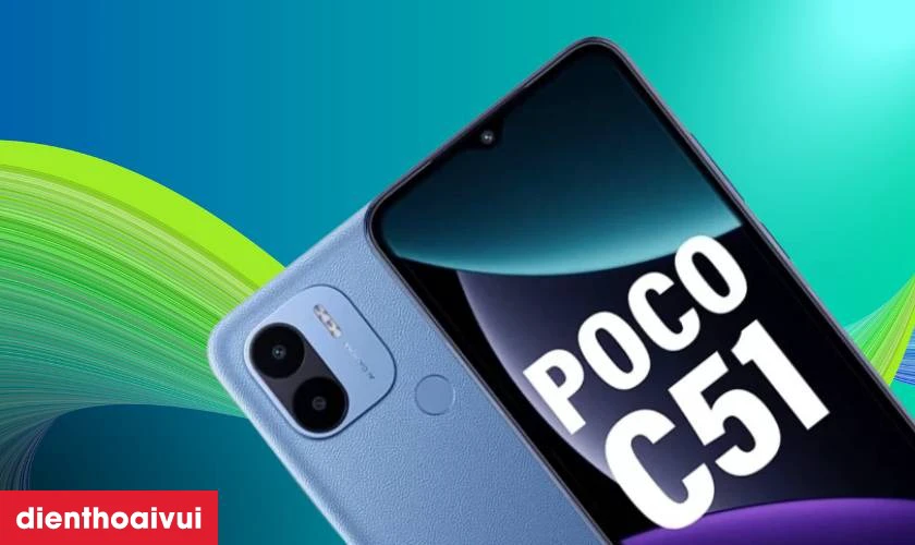 Tổng quan m&agrave;n h&igrave;nh điện thoại Xiaomi Poco C51