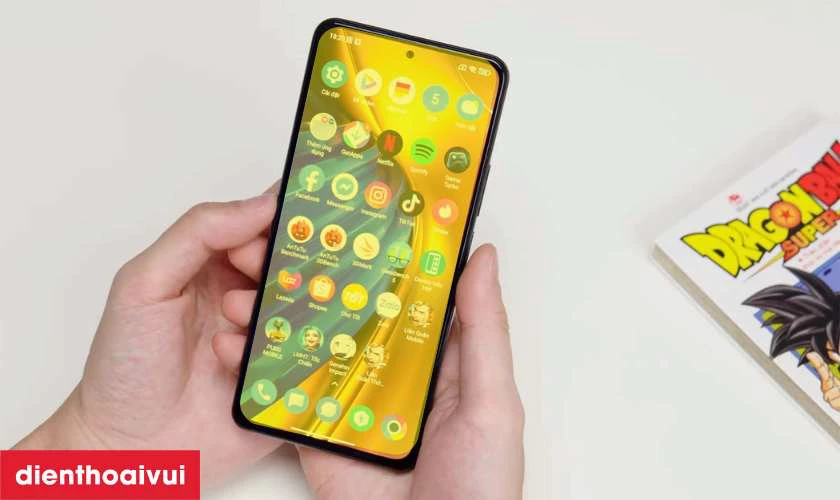 M&agrave;u sắc điện thoại hiển thị bất thường