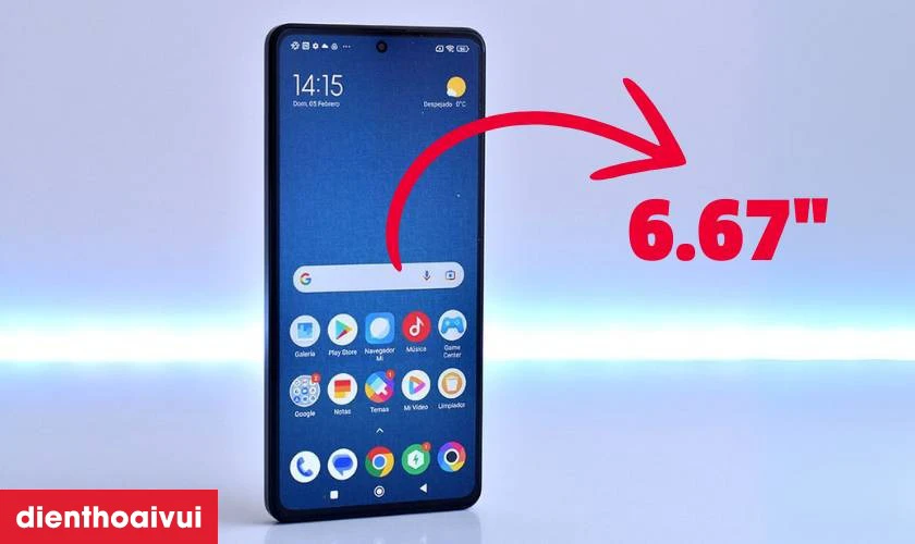 Giới thiệu m&agrave;n h&igrave;nh điện thoại Xiaomi Poco X5