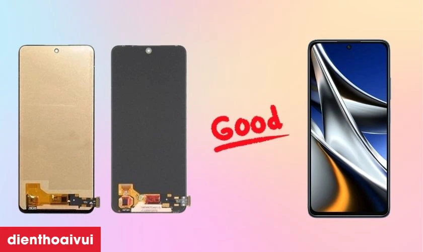 Màn hình chính hãng GENA loại A thay cho Xiaomi Poco X5