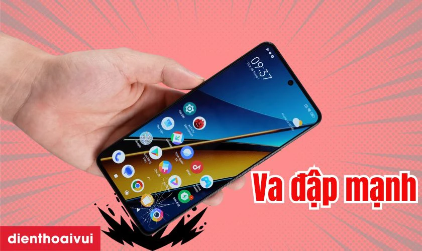 Nguy&ecirc;n nh&acirc;n hư hỏng m&agrave;n h&igrave;nh Xiaomi Poco X6